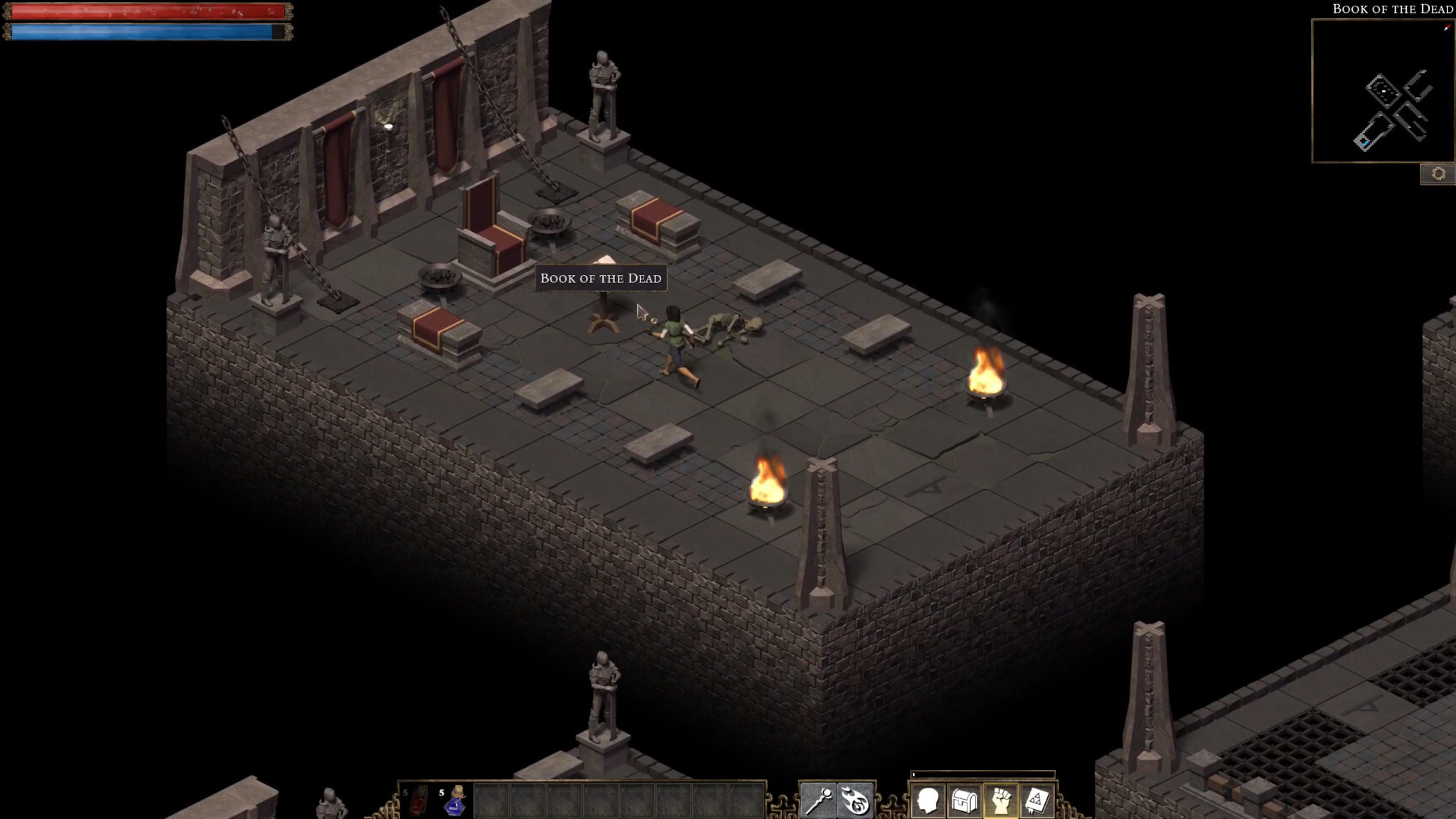 Official Flare Empyrean Campaign scene of a fantasy character in a dark environment