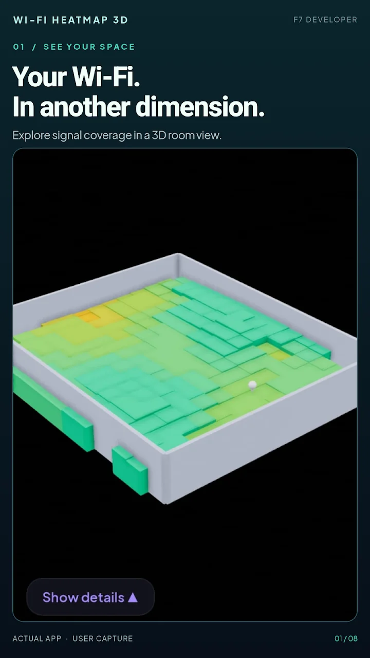 WiFi Heatmap 3D official Google Play screenshot 1